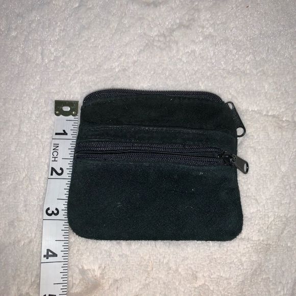 Suede Coin Purse - 3 pockets - Picture 4 of 4